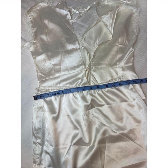 Commense Lace Trim Satin Skirt Set - Picture 5 of 5